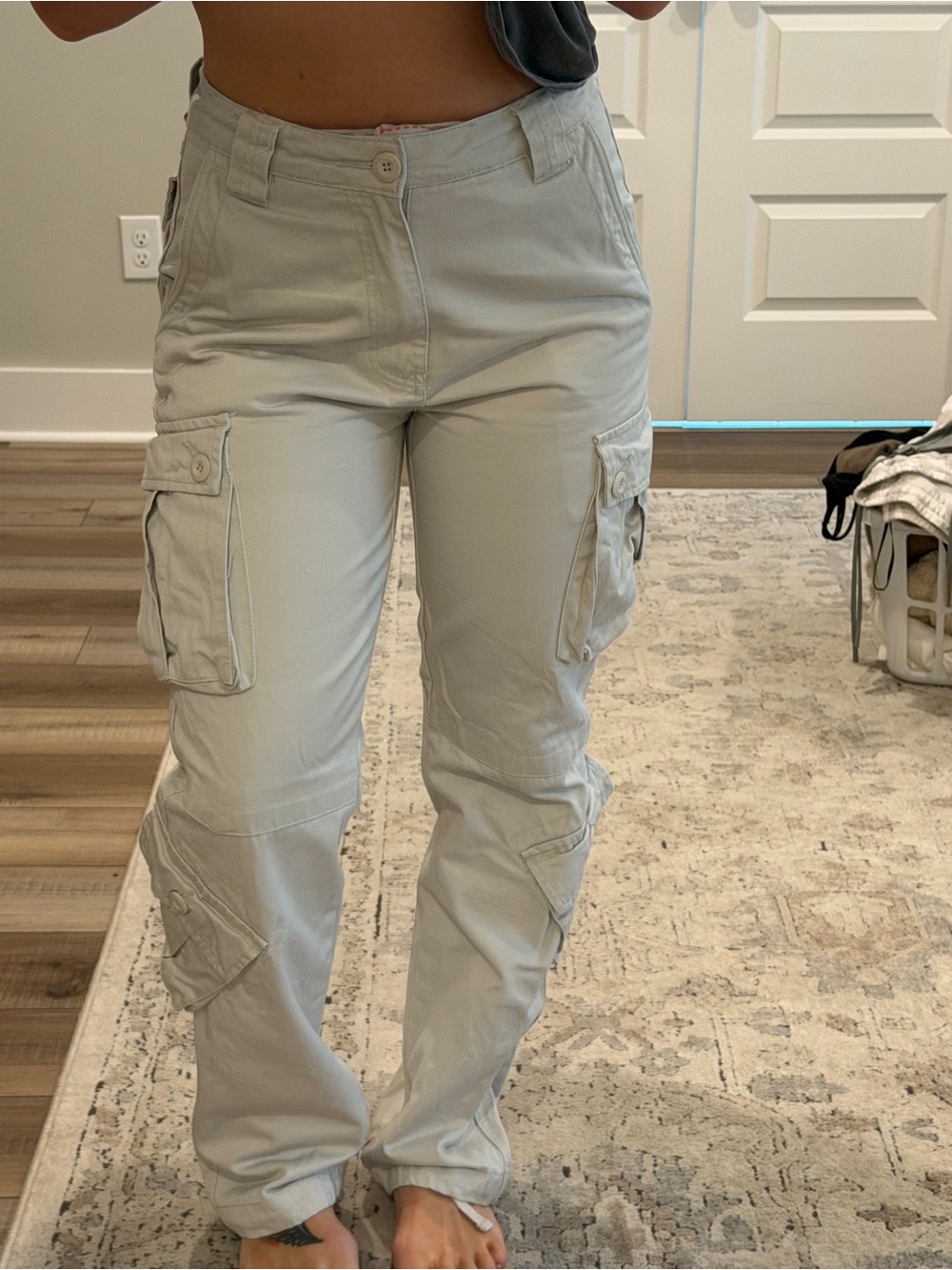 Matchstick Men’s White cargo pants -